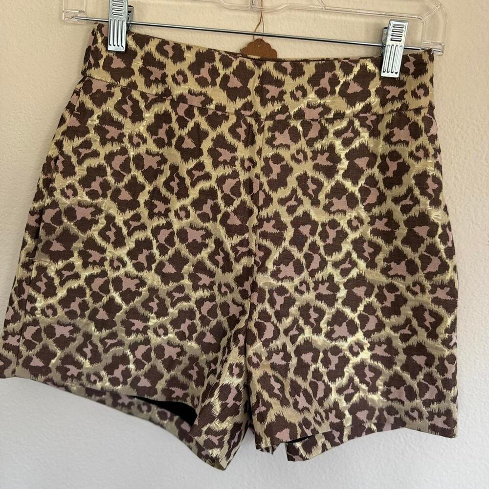 Jcrew leopard print shorts leopardprint
